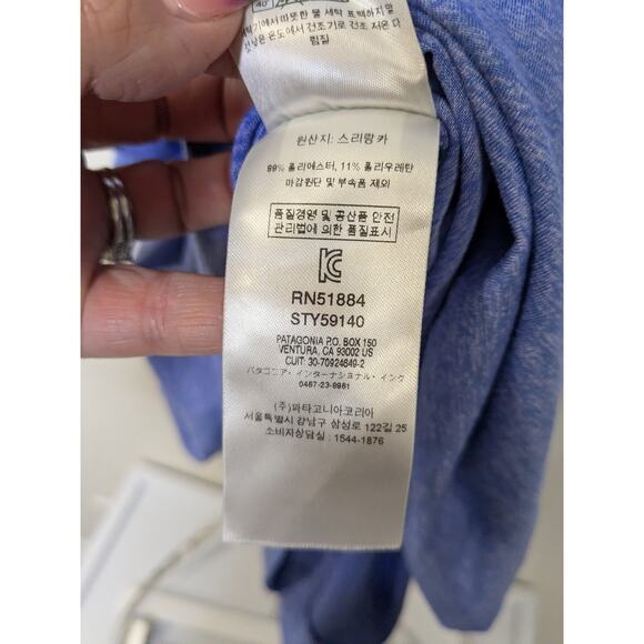 Patagonia Sleeveless Tank Dress Midi Length Heathered Blue Womens Size Small - Picture 8 of 9